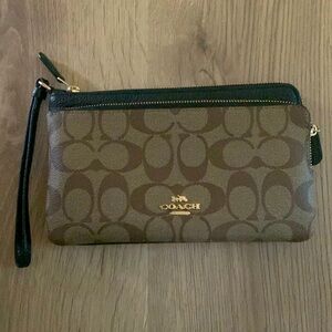 Coach Double Zip Wallet